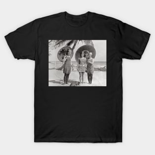 Ladies at the Beach, 1920. Vintage Photo T-Shirt